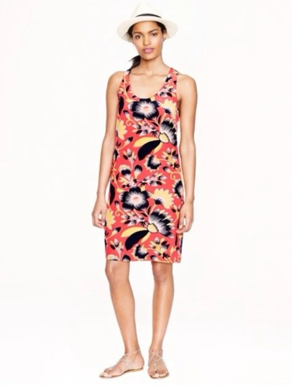 J.Crew Silk Floral Dress